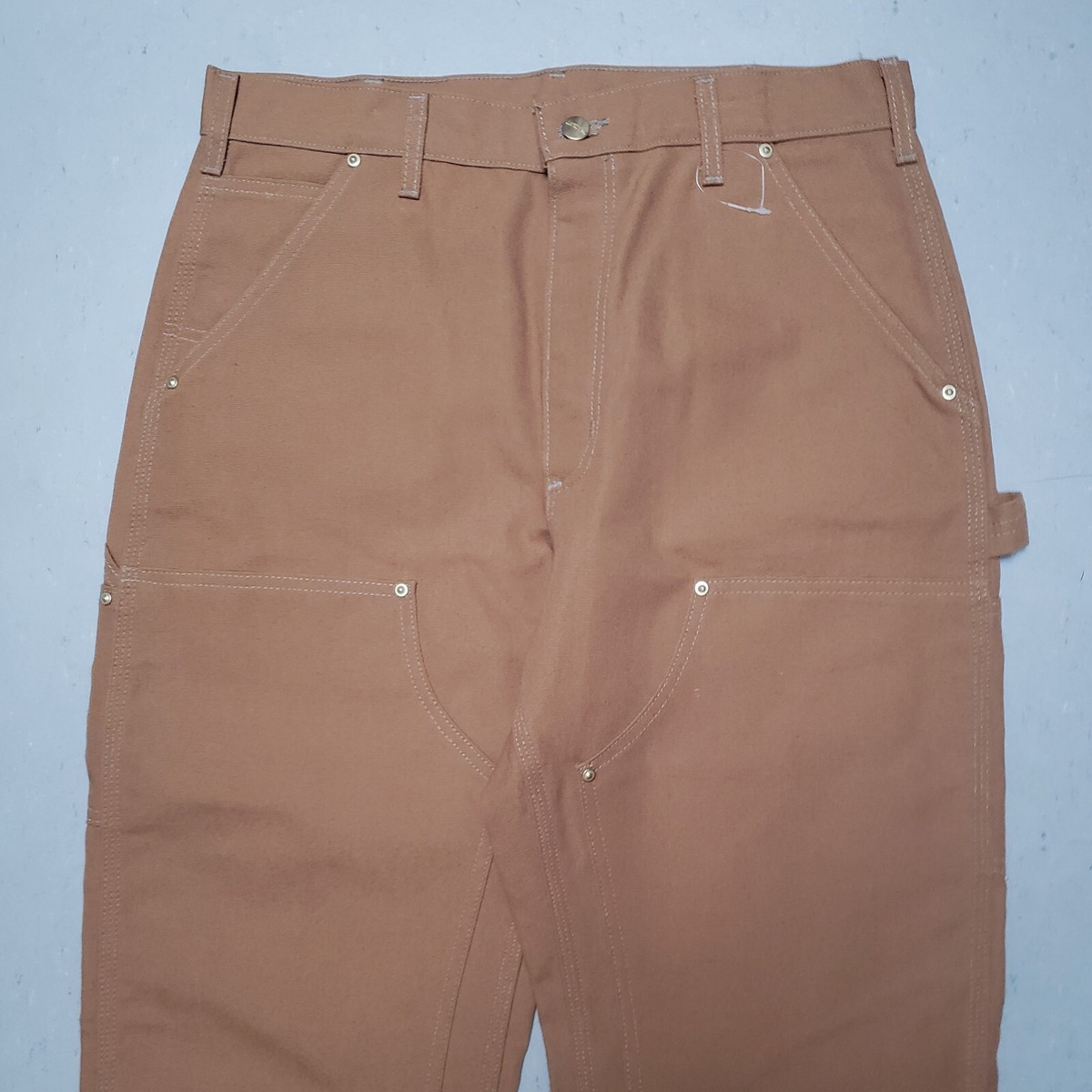NEW CARHARTT Duck Canvas Pants Double Knee Carpenter Denim