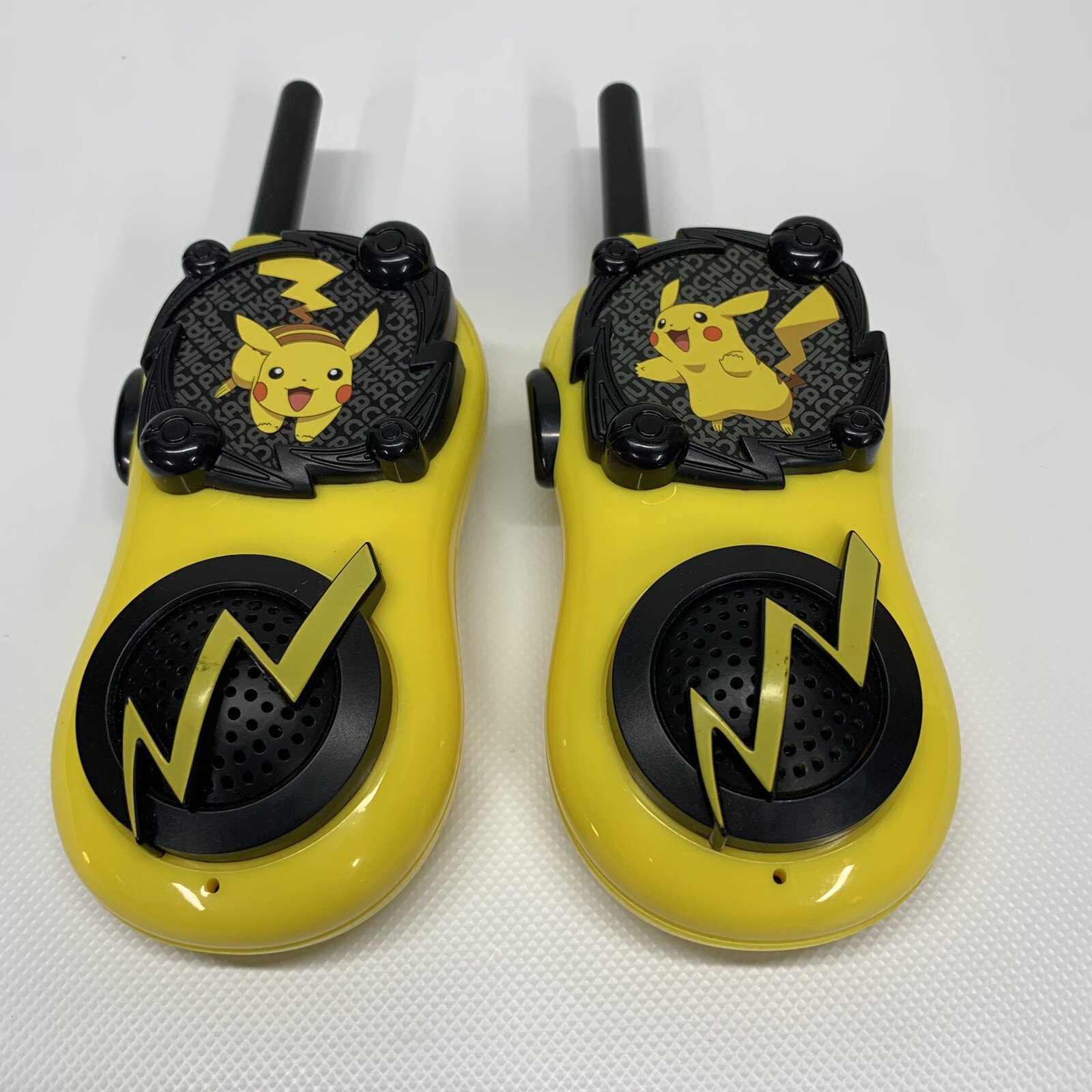 Pokémon Pikachu Walkie Talkies-Long Range 2-way Radios Tested Working