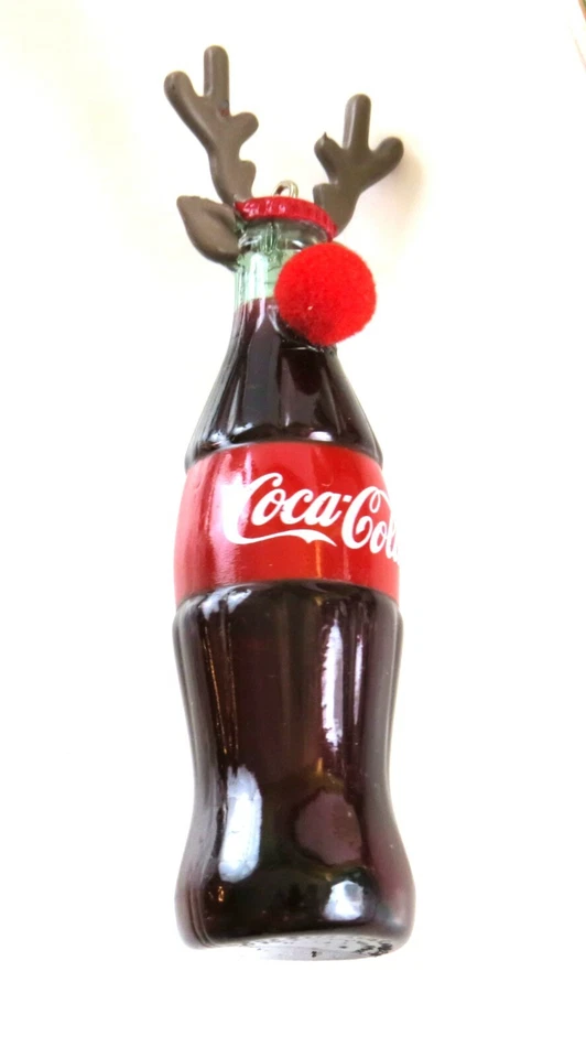 6 adornos de Navidad, sello Barbie, botella Kurt Adler CocaCola Rudolph, etc. Foto 3 de 4