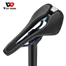 WEST BIKING 3D Printed Saddle Kohlefaser Hohl...