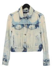J Brand Women's Jacket S Multi 100% Cotton Bomber Jacket