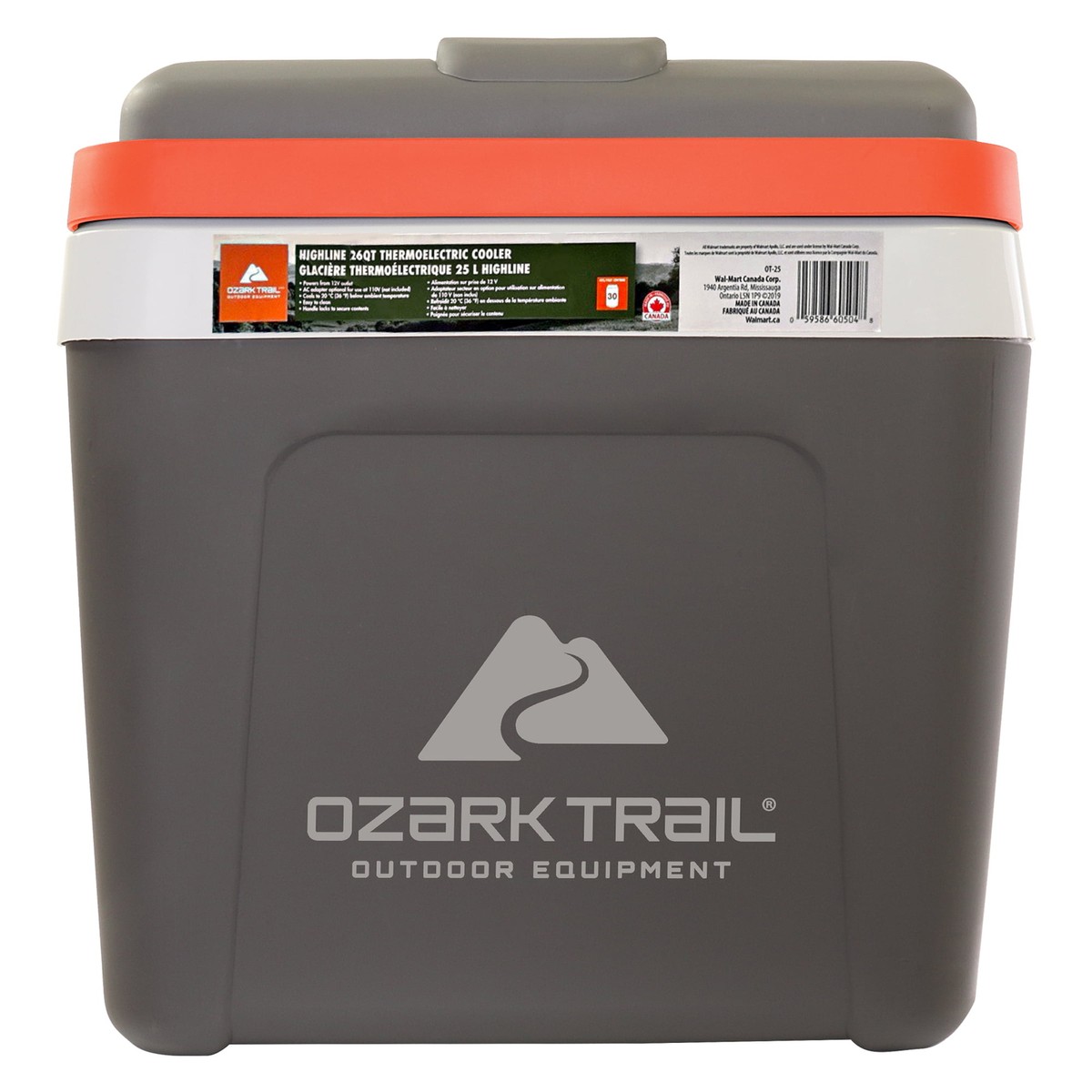 Ozark Trail Highline 12V Iceless 30 Cans 24 L/26qt Electric