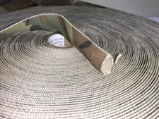 25mm / 1" Double Sided Crye Multicam Tubular Webbing - Per Metre