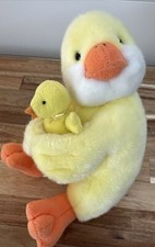 K MOM AND ME DUCK PLUSH Easter by Russ Berrie - SUPER RARE COLLECTIBLE VTG