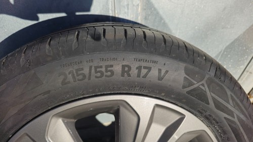 ruota con cerchio in lega 215/55R17 94v suzuki vitara continental ecocontact 6 - Foto 4 di 6