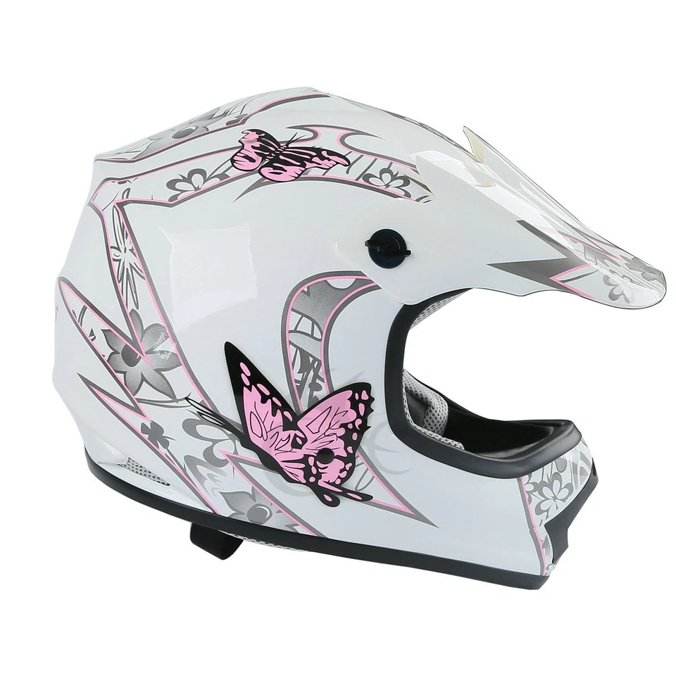 Youth Full Face Helmet DOT Approved Kids Street Dirt Bike Off-Road Motocross ATV - Image 4 of 4