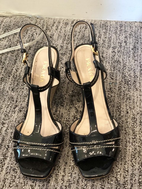 prada cork heels
