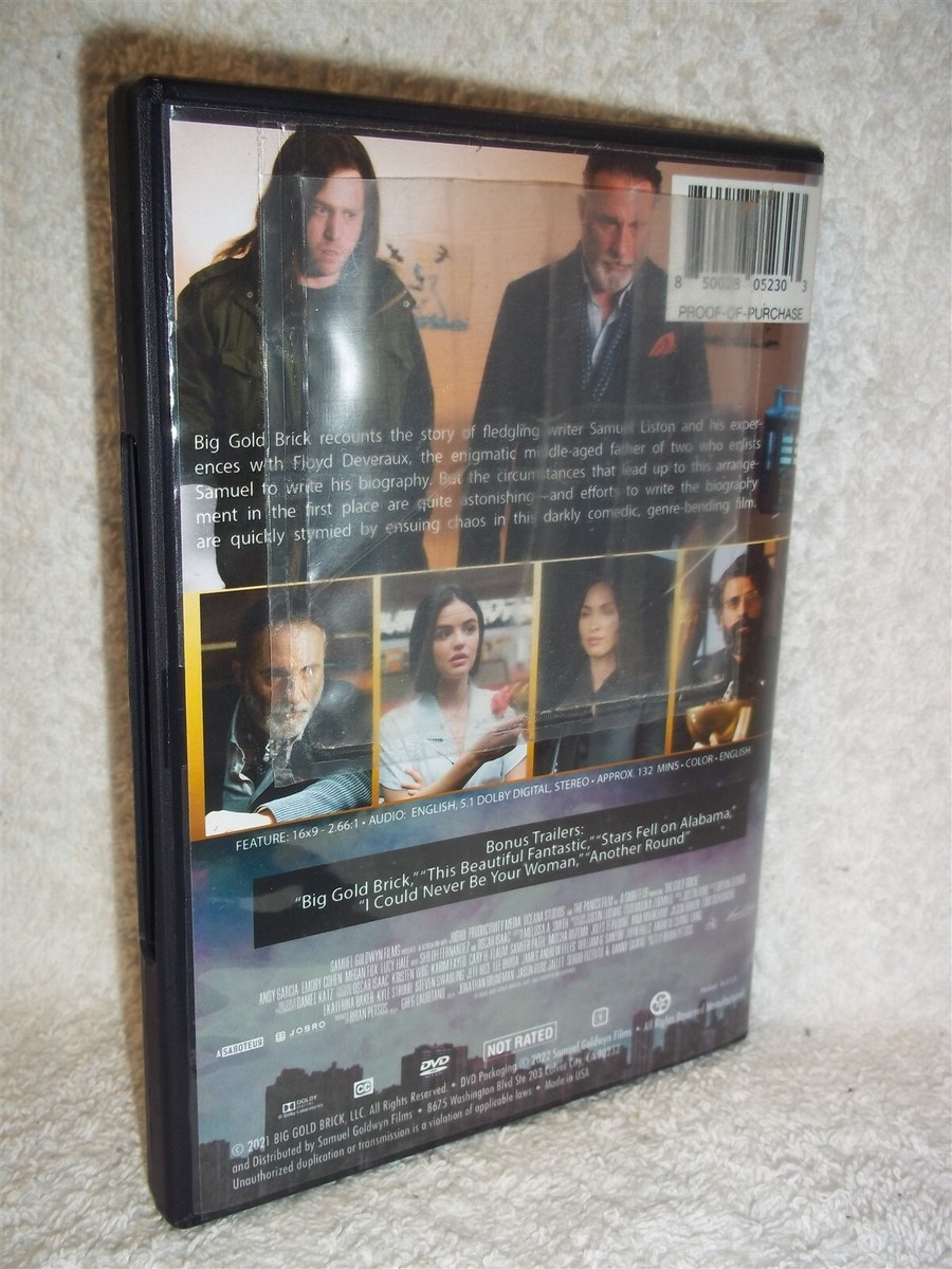 Big Gold Brick (DVD, 2022) Andy Garcia Megan Fox Lucy Hale Oscar