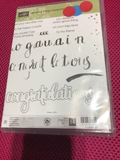 Stampin' Up Stamp Set - Amazing Congratulations