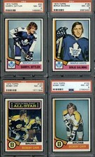 1974 Topps Hockey Complete Set 264/264 PSA 8 Orr