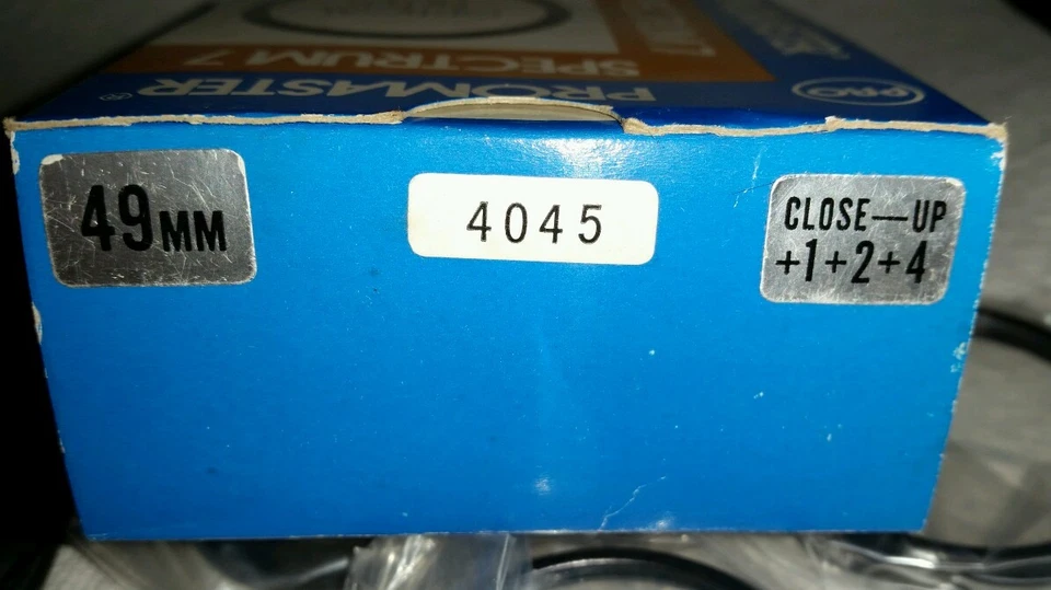 Promaster Spectrum 7 Optical Filter 49mm camera Lens New Case +1 +2 +4 Close Up - Image 2 of 3