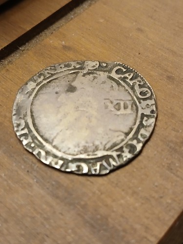 Charles I, 1625-49. Shilling, mm. Triangle In Circle, 1641-43. Hammered coin - Picture 2 of 6
