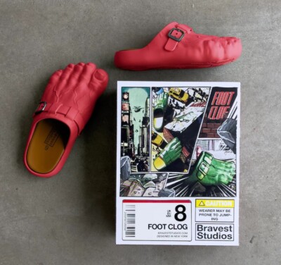 Bravest Studios *HULK* Red Foot Clogs Mens Size 11 NEW | eBay
