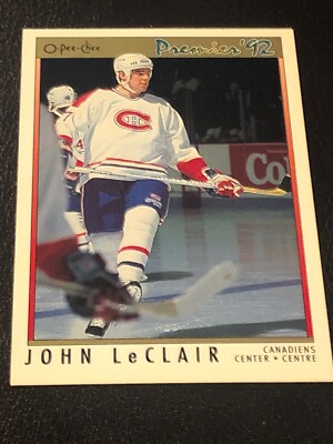 2024年レディースファッション福袋 Rookie - Premier O-Pee-Chee 1991-92 - LeClair John - #105 その他