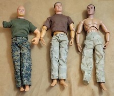 Mix Lot 3 male soldiers, 2 M G Male Soldiers, 1 Power Team Male Soldier