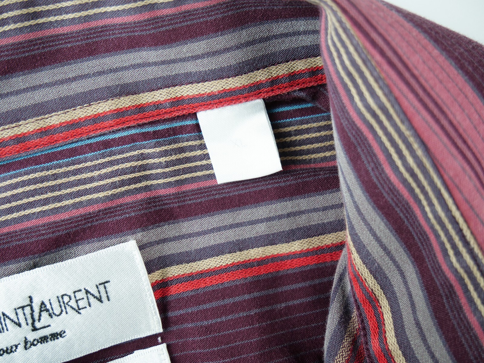 Camicia uomo a righe Yves Saint Laurent