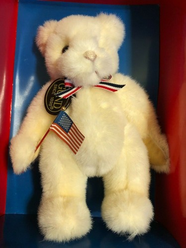 Vintage Gund White Bear 1988 Collector 