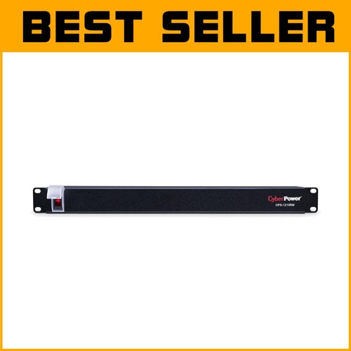 Rackmount Power Distribution Unit with 10 Outlets & Durable Design - 15ft Cord