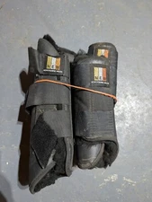 New Equine Wear Fleece Lined Brushing Boots - Set Of 4 - Large