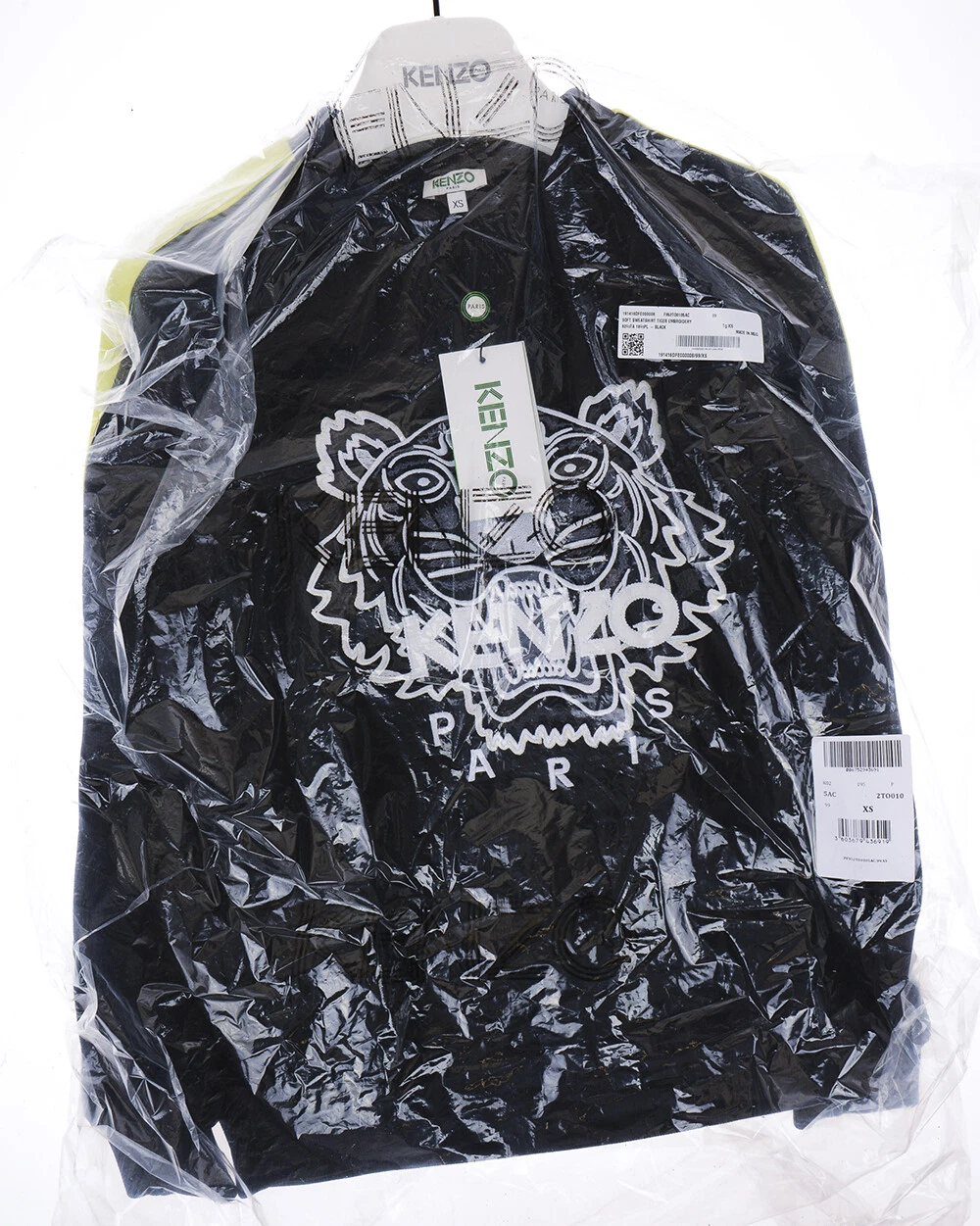 Felpa Kenzo Sweatshirt Hoodie Donna Nero 5AC 2TO010 99 Tg. S