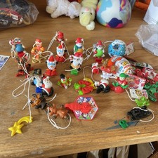 LOT of Kinder Joy Surprise Egg Christmas Ornaments