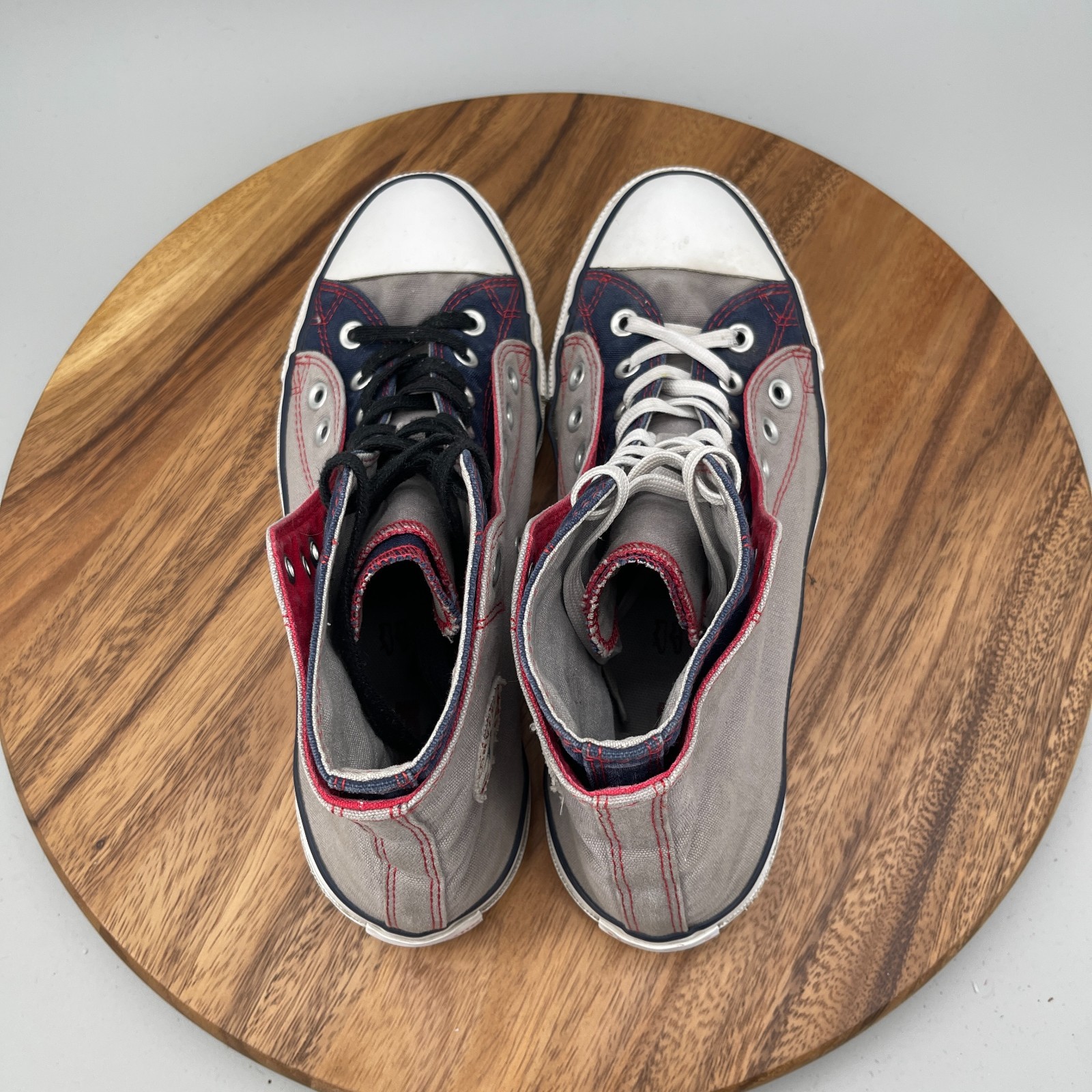 Converse CTAS Double Layer Shoes Mens Size 11 Gray Blue Skate Casual Sneakers thumbnail 5