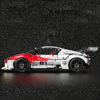 1:10 Brick Block Build Technic Porsche GT3 Mission R 2100+ Teile braun OVP