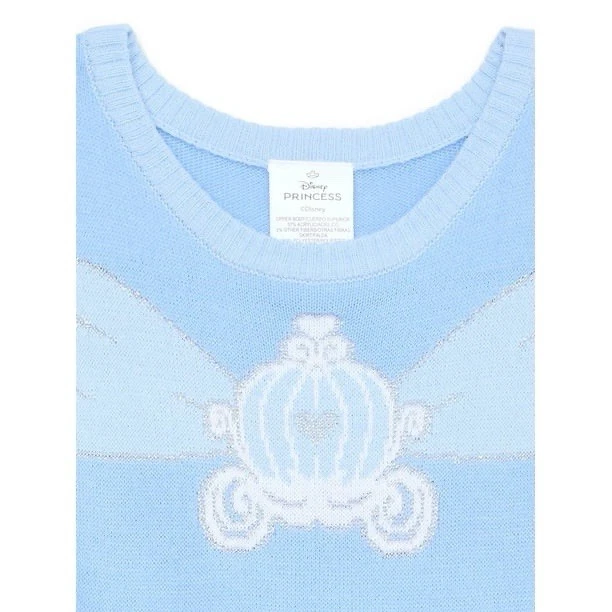 Vestido Suéter Disney Princesa Cenicienta Vestido Talla 4T Foto 4 de 4