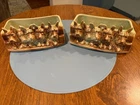 Vintage McCoy- Lot of 2 - 5 Scottish Terriers Planter - Mint Green