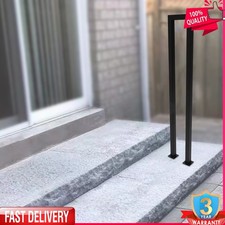 Stair Handrail, U-shaped Handrail for Indoor & Outdoor Stairs 20*95cm Black