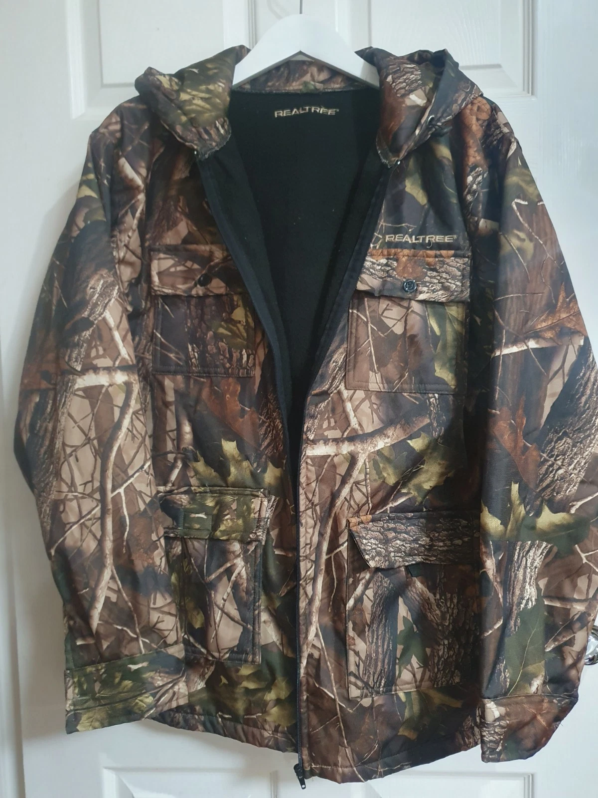 Mens original Realtree Hunting Fishing Padded Waterproof Jacket XL Coat Outdoor