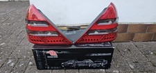 LED R&uuml;ckleuchten in rot matt SMOKY  Mercedes R170 SLK 1996-2004