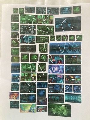 Gijoe Arah Custom Computer Screen Sticker Diorama Upgrades Sheet -#3