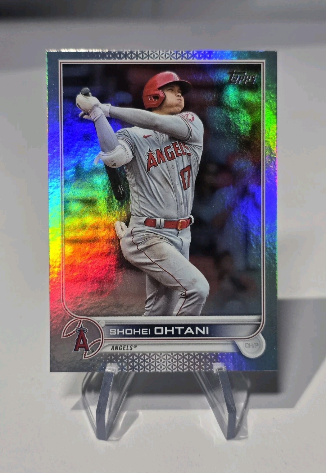 2022 Topps Series 1 Shohei Ohtani #1 Rainbow Foil Los Angeles Angels - Dodgers