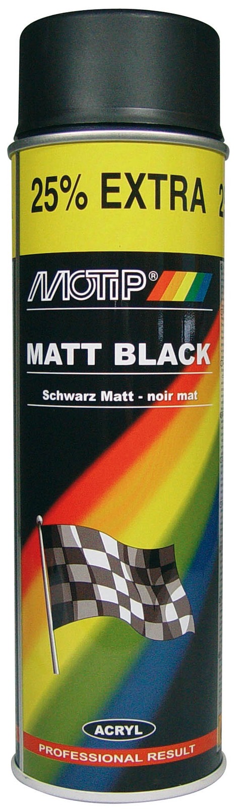 Joom Supermerchanteu Unisex Schwarz Motip Matt Universeller Acryl-Sprühklarlack 500Ml Matt - Bild 3