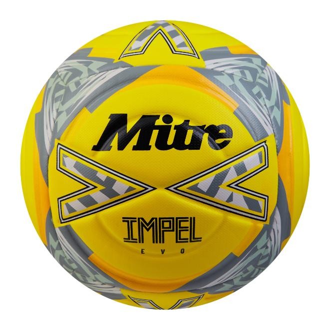 Футбольный мяч Mitre Impel Evo 5 ЖелтыйЧерныйСерый 5 ЖелтыйЧерныйСерый 4690₽