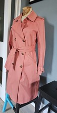 Sézane Scott Trench Coat Rose Colour Size 34 - XS 100% Cotton