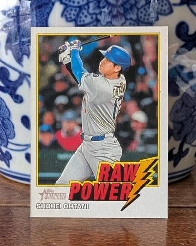 Shohei Ohtani 2026 Topps Heritage Raw Power Insert Card - Near Mint or Better