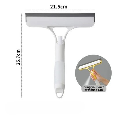 Multi-function 3-in-1 Glass Scraper Window Cleaner with Watering Can