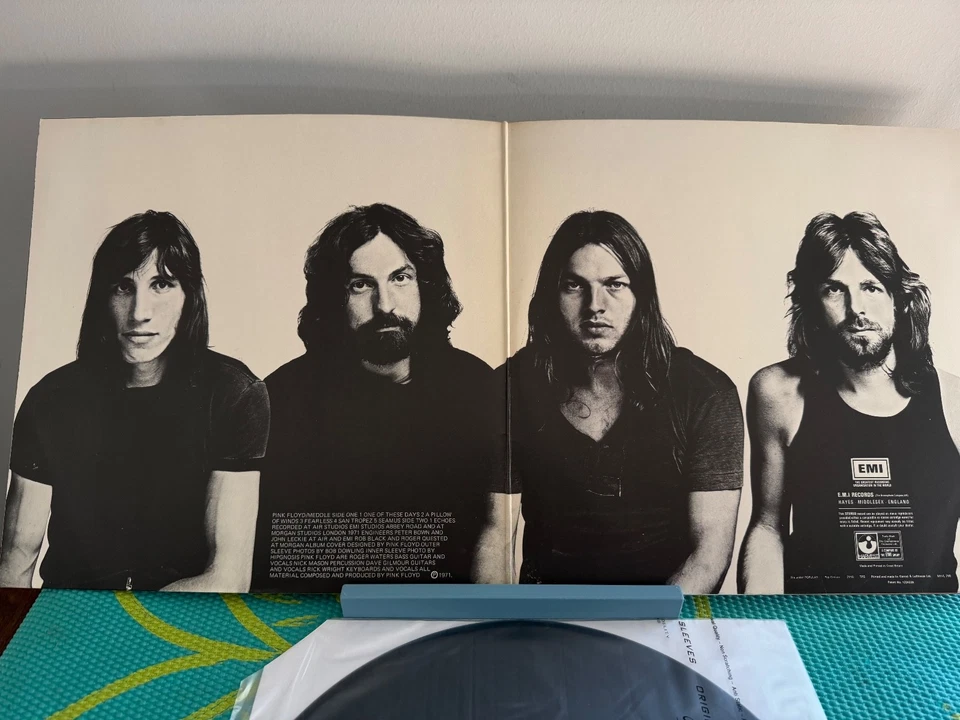 Pink Floyd Meddle LP - Early UK Pressing - Harvest - Vinyl - Image 4 of 4