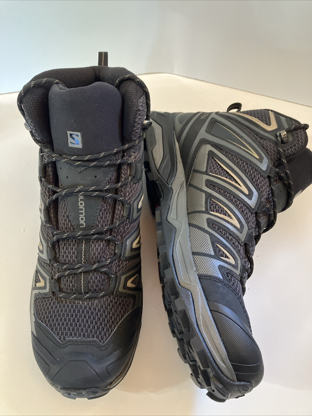 SALOMON Scarponi da Escursionismo Uomo Taglia 11 Nero Grigio X Ultra Comodi da Passeggio