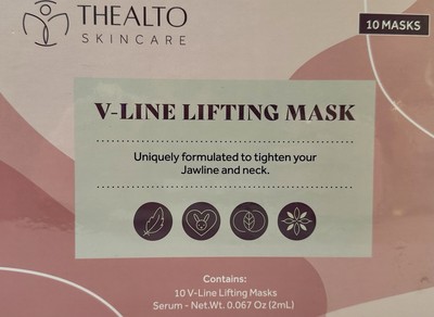Thealto Skincare V-Line Lifting Mask (10 Masks + Serum in box) Sealed