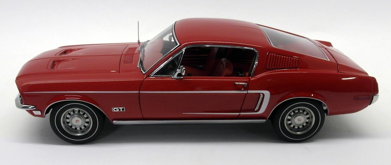 1968 Ford Mustang GT in Red by AUTOart Millennium 1 18 Scale for