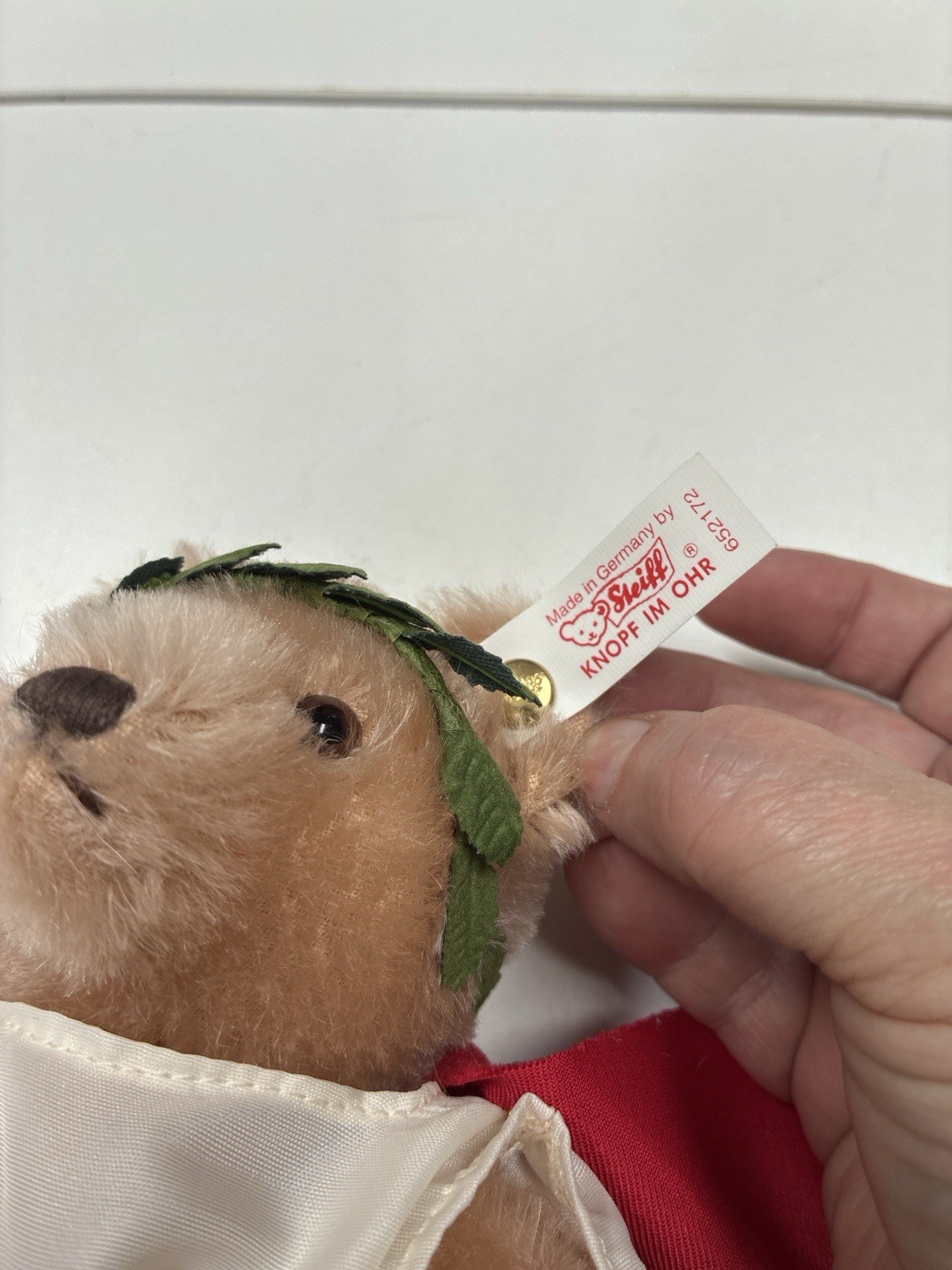 Steiff LE Augustus Roman Bear FAO Schwarz Mohair Tags COA 652172 Germany