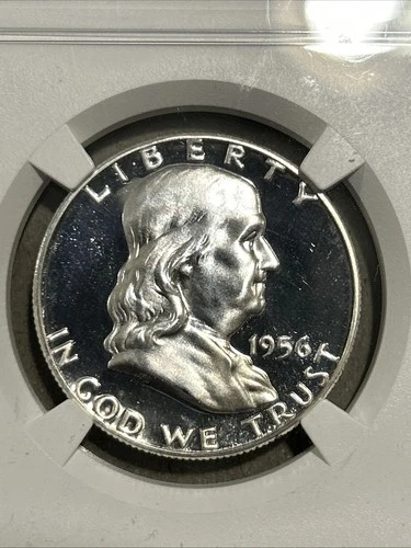 1956 Type 1 NGC PF66 Star Franklin Half Dollar - PROOF - Gorgeous Coin