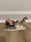 Vintage Coca Cola Town Square collection Christmas Sleigh Ride for Min House