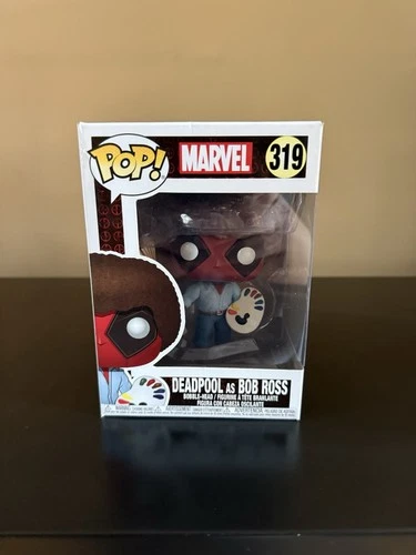 Funko Pop! Vinyl: Marvel - Deadpool as Bob Ross #319