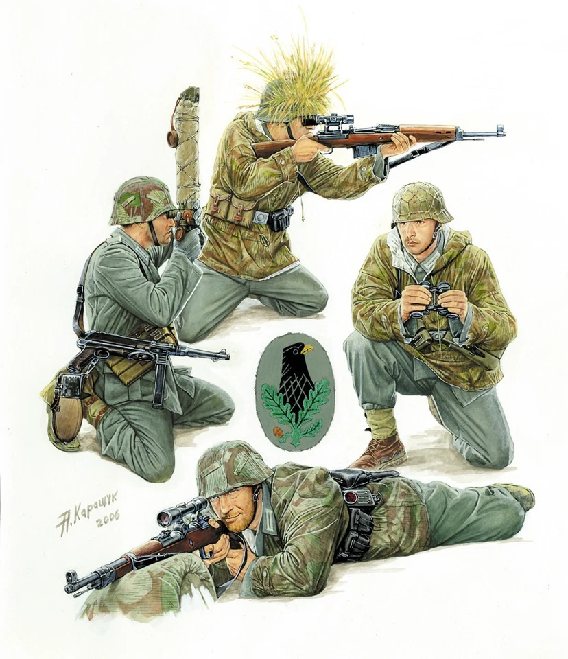 Zvezda ZV6217 1/72 German Sniper Team