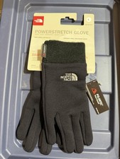 NORTH FACE Gloves Powerstretch Winter Sports Black Vtg 2009 Unisex Large NWT