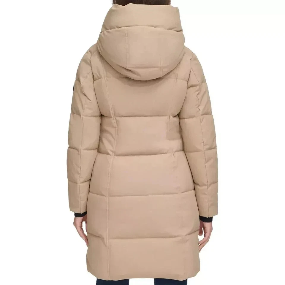 Calvin Klein Women’s Oxford Puffer Jacket – True Khaki - Image 3 of 4